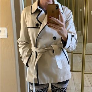 Coach Ivory waist length trench